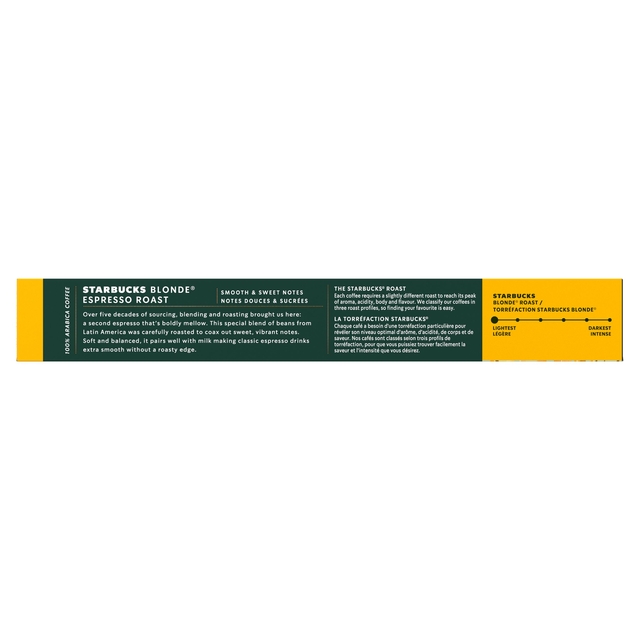 Koffiecups Starbucks espresso blonde roast 10 stuks — afbeelding 4