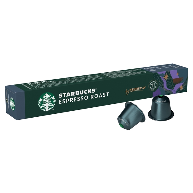 Koffiecups Starbucks espresso roast 10 stuks — afbeelding 2