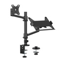 Monitorarm met laptophouder Neomounts NEXT Lite single 17-27" zwart — afbeelding 9