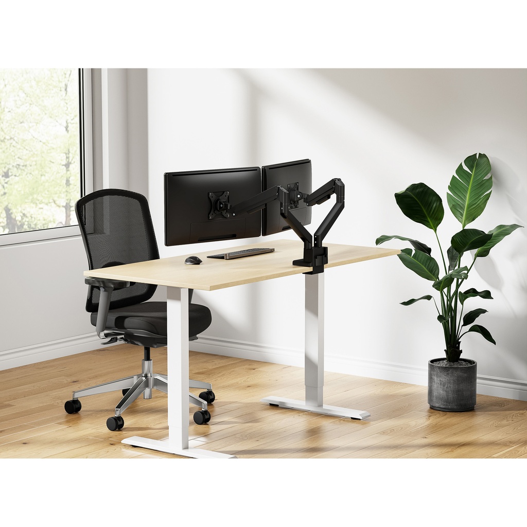 Monitorarm Neomounts NEXT Slim dual 17-32" zwart — afbeelding 10