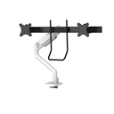 Monitorarm Neomounts NEXT One dual 17-32" crossbar wit — afbeelding 3