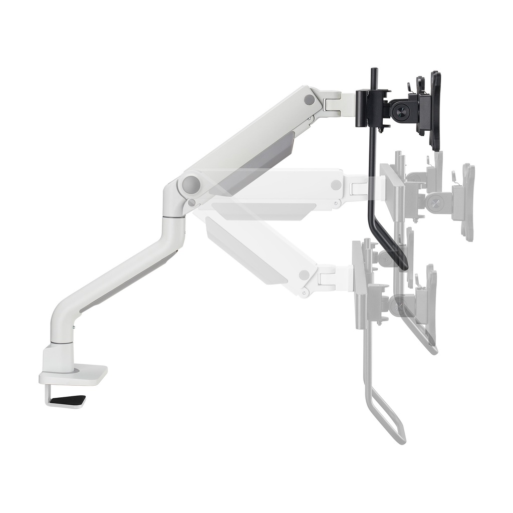 Monitorarm Neomounts NEXT One dual 17-32" crossbar wit — afbeelding 4