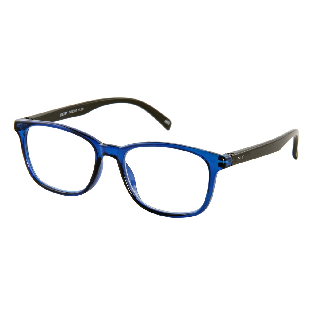 Leesbril I Need You +2.50 dpt Lucky blauw-zwart — afbeelding 2