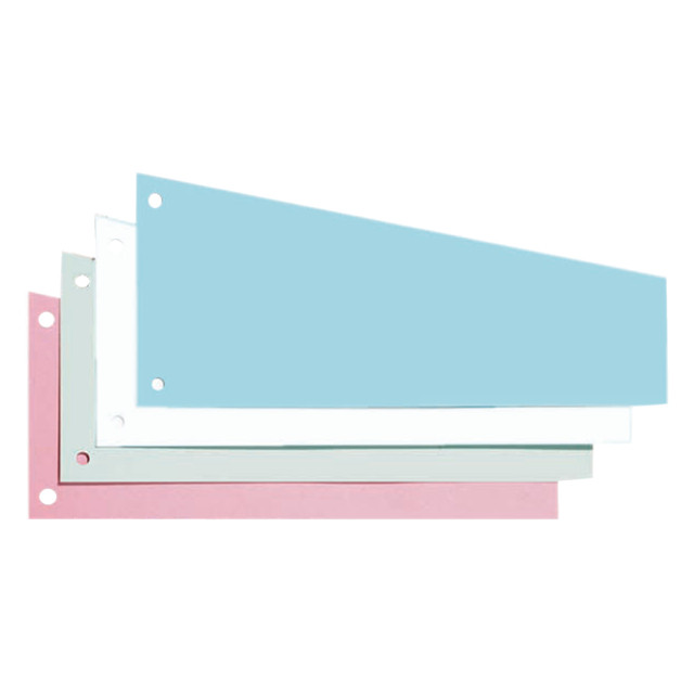 Scheidingsstrook Oxford trapezium 240x105/55mm 190gr blauw 100 stuks — afbeelding 2