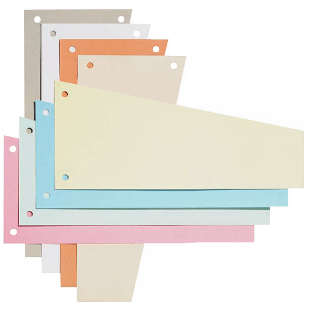 Scheidingsstrook Oxford trapezium 240x105/55mm 190gr blauw 100 stuks — afbeelding 3