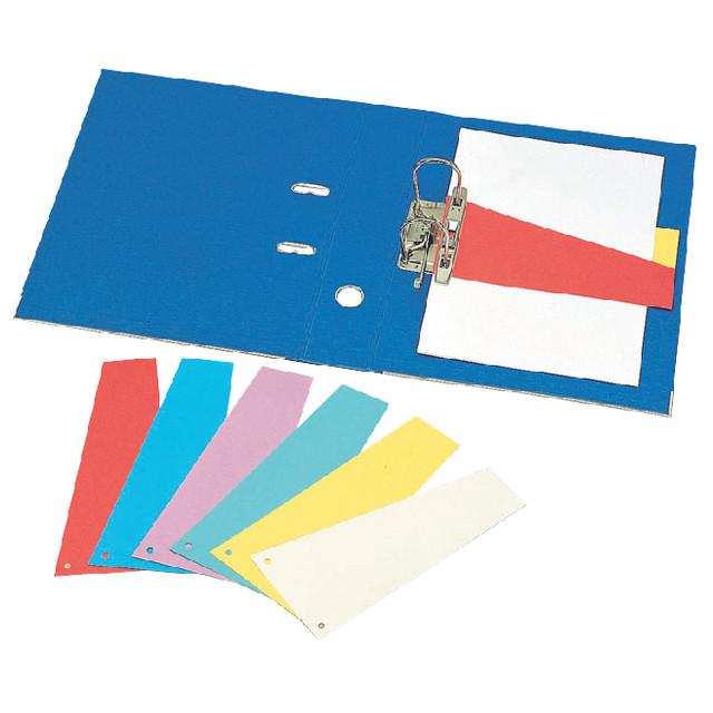 Scheidingsstrook Oxford trapezium 240x105/55mm 190gr blauw 100 stuks — afbeelding 4