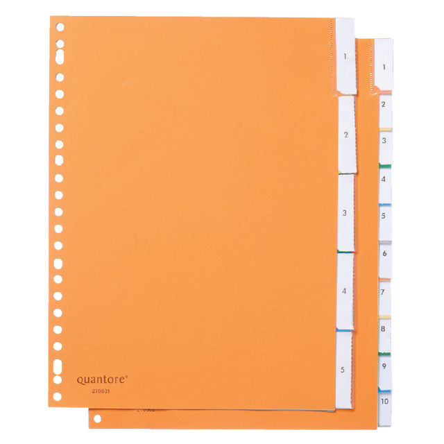 Tabbladen Quantore 23-gaats 5-delig met venster assorti PP — afbeelding 2