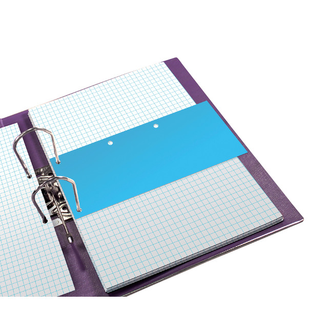 Scheidingsstrook Oxford Duo 240x105mm blauw 60 stuks — afbeelding 2