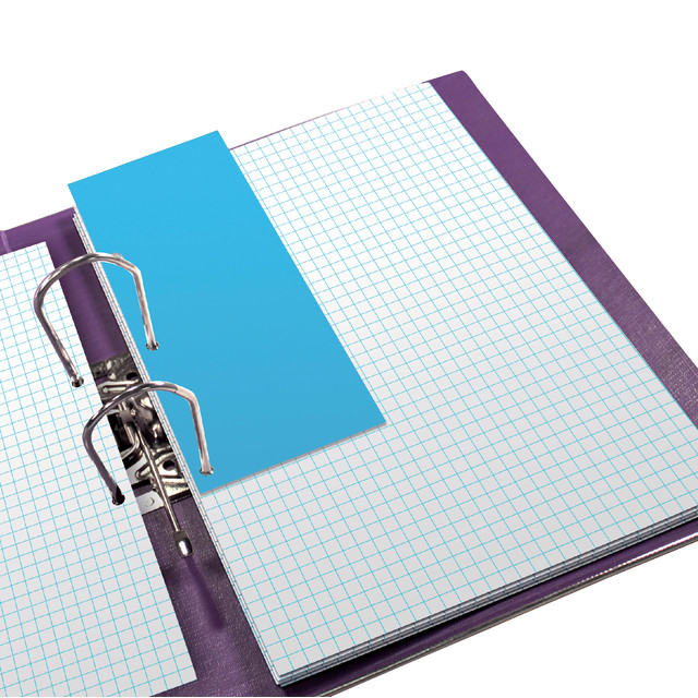 Scheidingsstrook Oxford Duo 240x105mm blauw 60 stuks — afbeelding 3