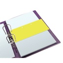 Scheidingsstrook Oxford Duo 240x105mm geel 60 stuks — afbeelding 2