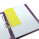 Scheidingsstrook Oxford Duo 240x105mm geel 60 stuks — afbeelding 3