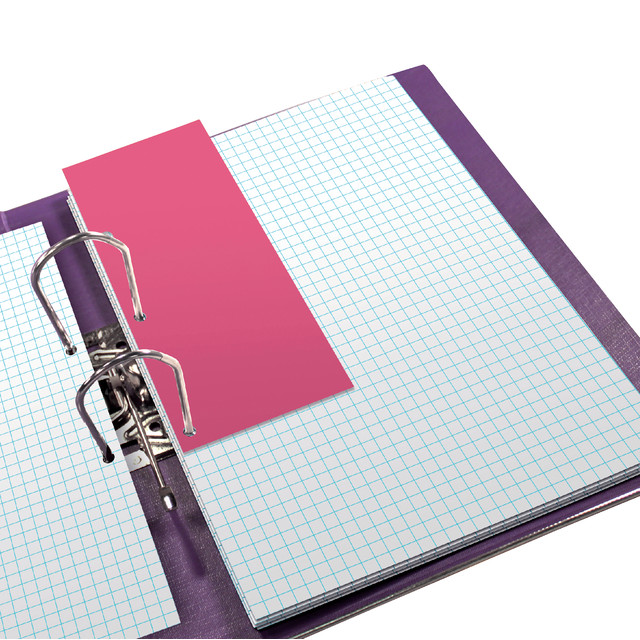 Scheidingsstrook Oxford duo 240x105mm roze 60 stuks — afbeelding 3