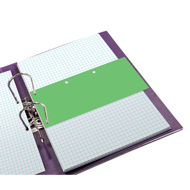 Scheidingsstrook Oxford Duo 240x105mm groen 60 stuks — afbeelding 2
