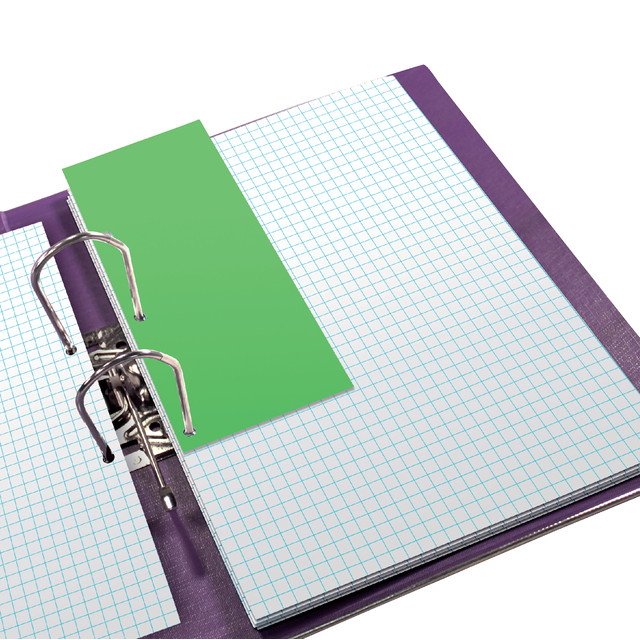 Scheidingsstrook Oxford Duo 240x105mm groen 60 stuks — afbeelding 3