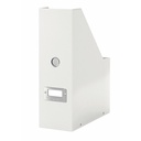 Tijdschriftencassette Leitz WOW click & store gerecycled karton wit — afbeelding 2