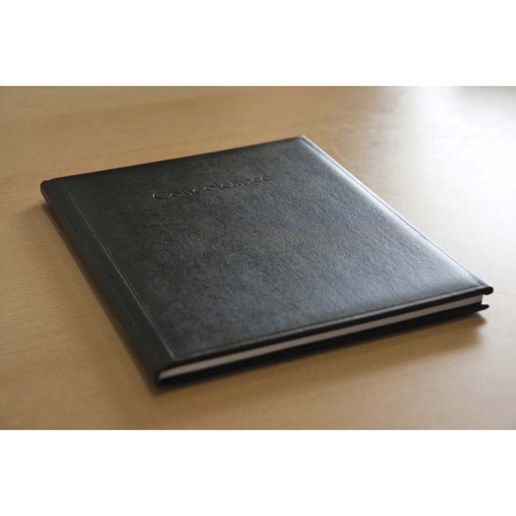 Condoleancealbum Kangaro 260x210mm zwart — afbeelding 3