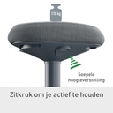 Actieve zitkruk Leitz Ergo met gasveer 47-64cm — afbeelding 5