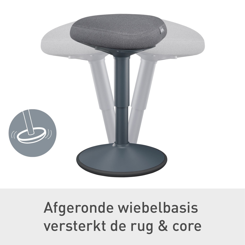 Actieve zitkruk Leitz Ergo met gasveer 47-64cm — afbeelding 7