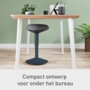 Actieve zitkruk Leitz Ergo met gasveer 47-64cm — afbeelding 8