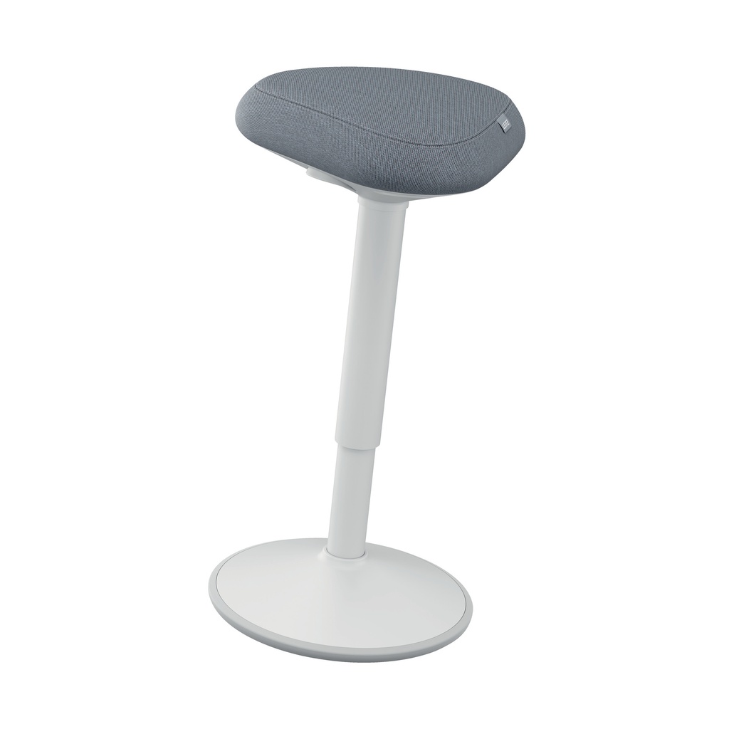 Actieve zit-sta kruk Leitz Ergo met gasveer 57-82 cm grijs — afbeelding 2