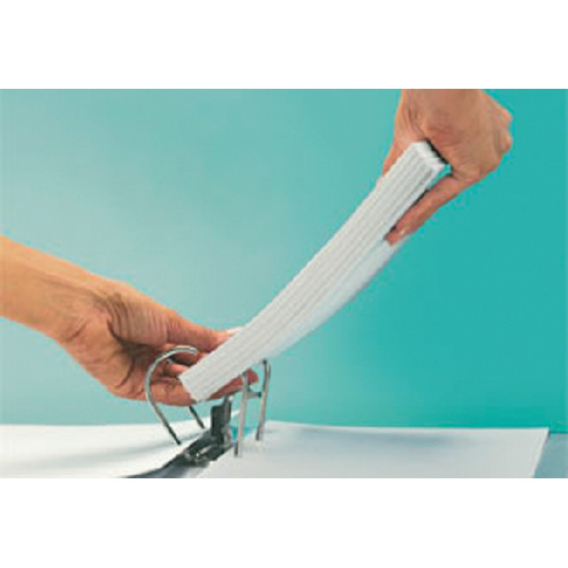 Ordner Leitz A4 dwars 77mm  gewolkt zwart — afbeelding 2