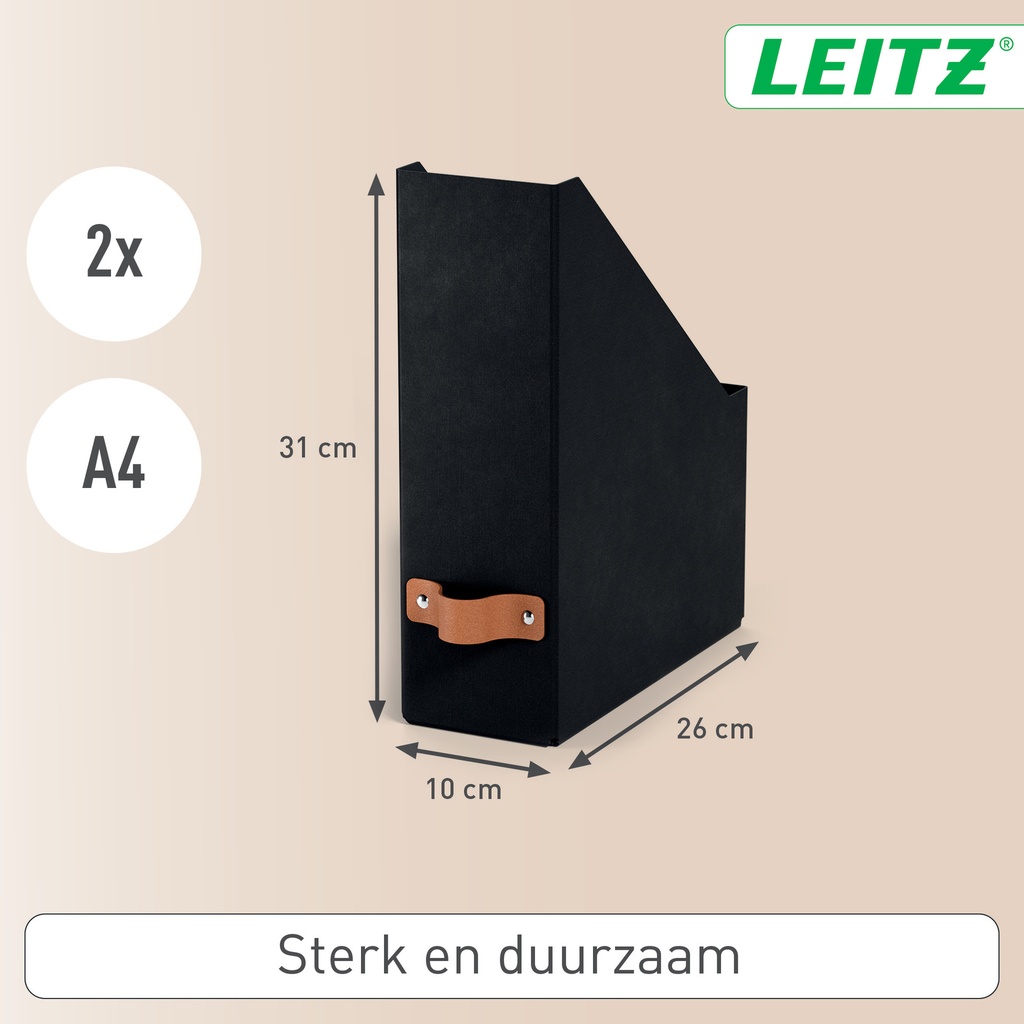 Tijdschriftencassette Leitz Puro set van 2 zwart — afbeelding 4