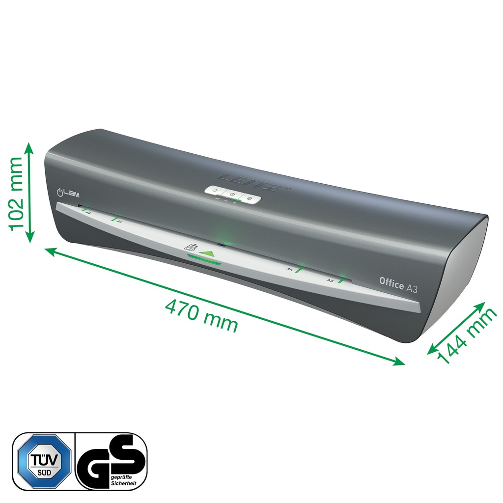 Lamineermachine Leitz iLAM Office A3 zilver — afbeelding 5