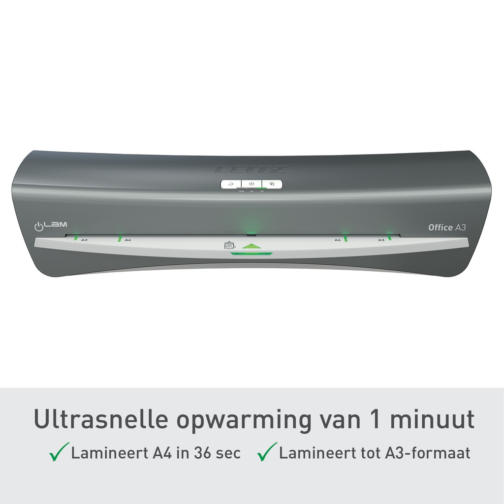 Lamineermachine Leitz iLAM Office A3 zilver — afbeelding 6