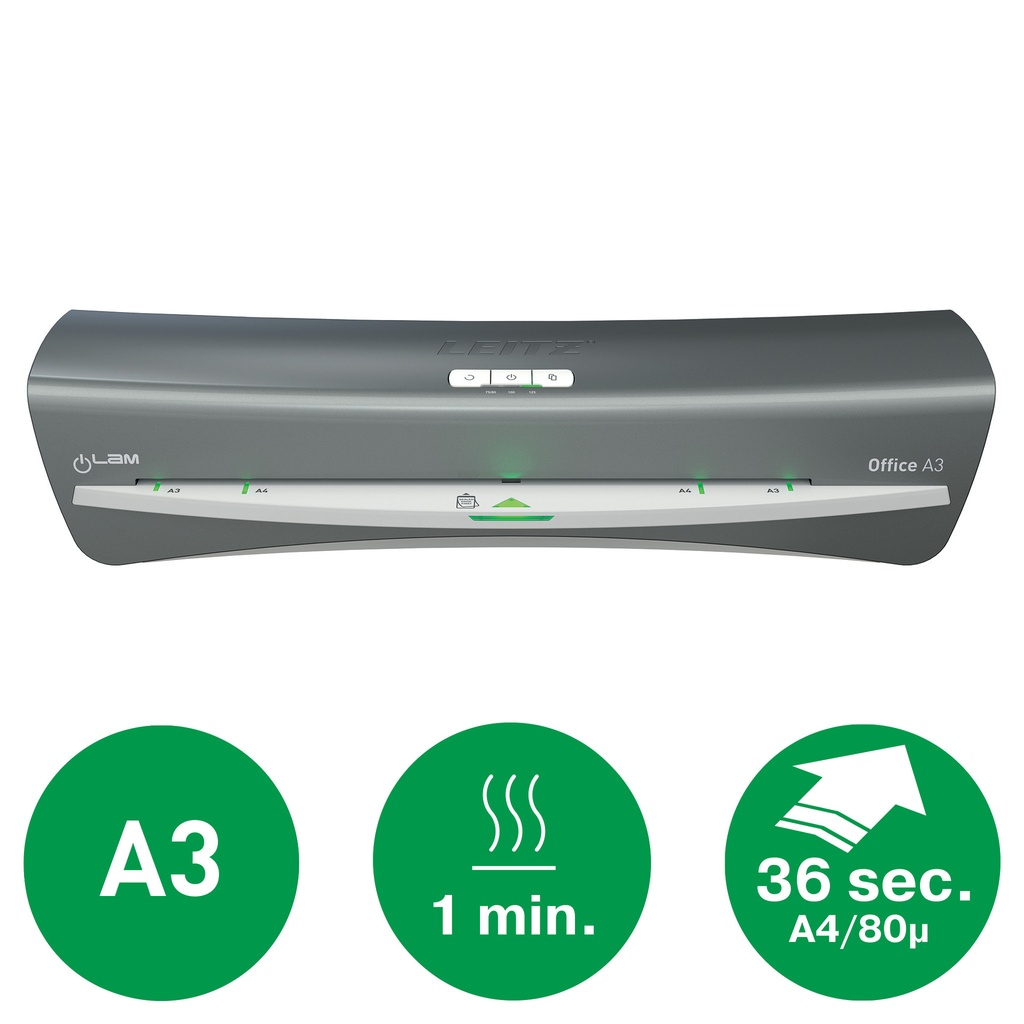 Lamineermachine Leitz iLAM Office A3 zilver — afbeelding 7