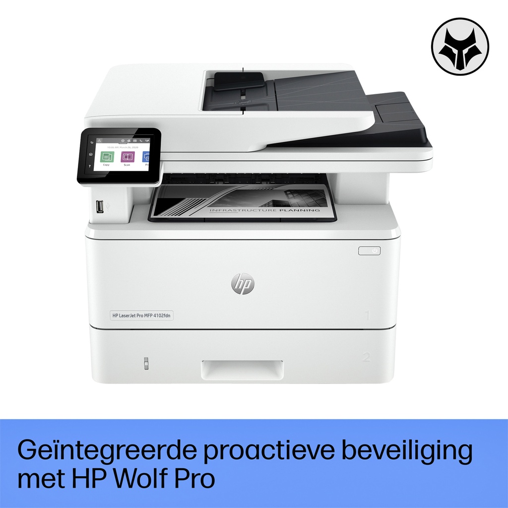 Multifunctional Laser printer HP laserjet 4102fdn — afbeelding 3
