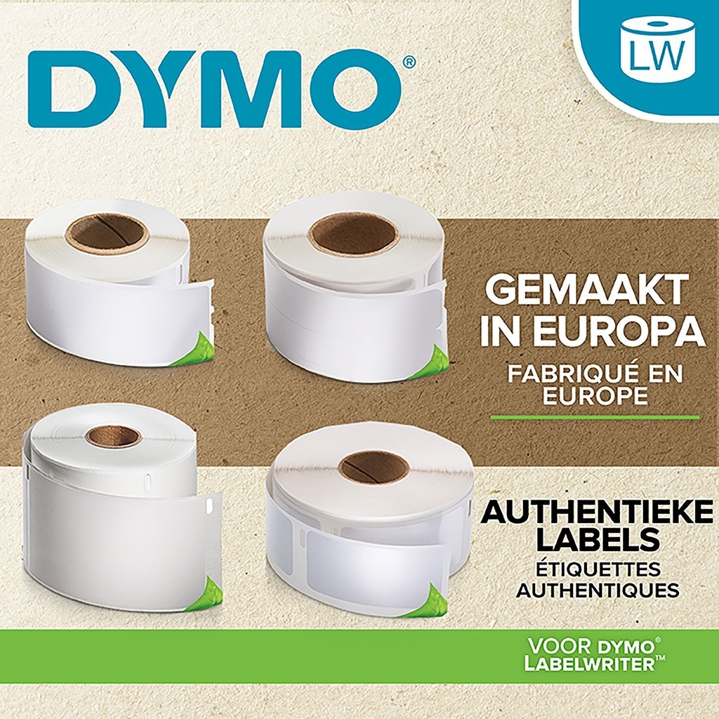 Etiket Dymo LabelWriter 5XL verzendlabel 104x159mm 6 rollen á 220 stuks wit — afbeelding 2