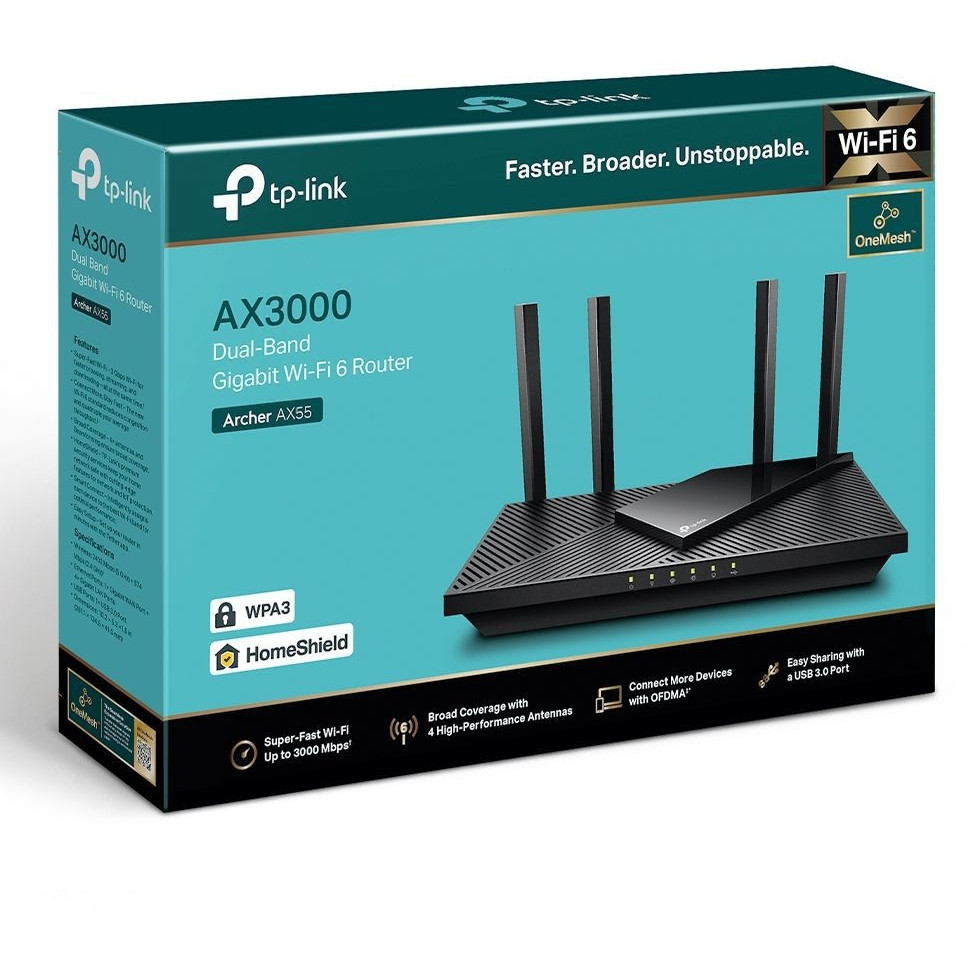 Router TP-Link Archer AX55 AX3000 Wi‑Fi 6 — afbeelding 2