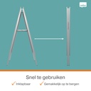 Stoepbord Nobo Essence A1 met verstekhoeken — afbeelding 3