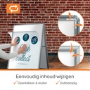 Stoepbord Nobo Essence A1 met verstekhoeken — afbeelding 4