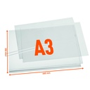 Infohoes Durable waterbestendig A3 met kabelbinders — afbeelding 2