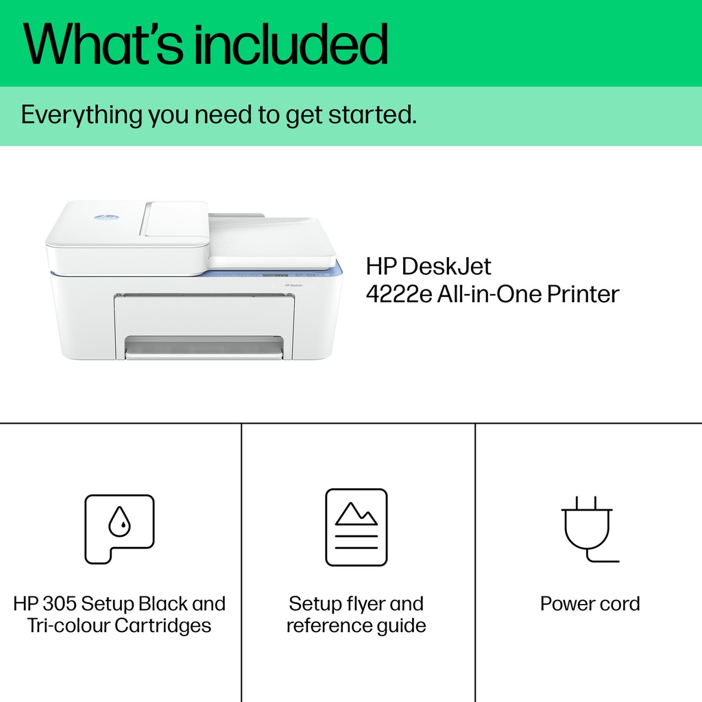 Multifunctional inktjet printer HP DeskJet 4222E — afbeelding 6