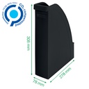 Tijdschriftcassette Leitz Recycle A4 zwart — afbeelding 3
