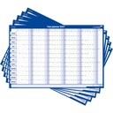 Jaarplanner 2027 Legamaster 90x60cm horizontaal gelamineerd Engelstalig — afbeelding 2