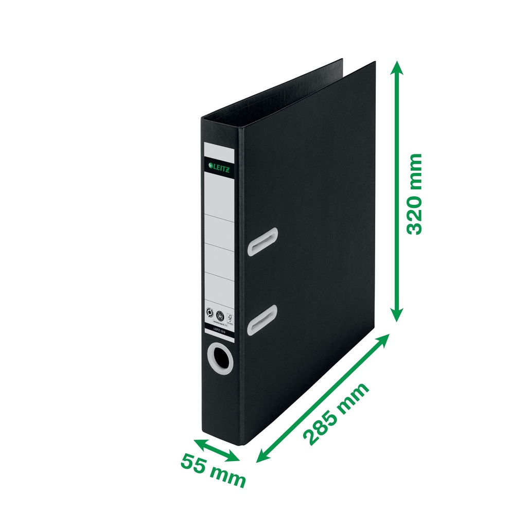 Ordner Leitz Recycle 180° 50mm karton A4 zwart — afbeelding 3