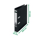 Ordner Leitz Recycle 180° 50mm karton A4 zwart — afbeelding 3