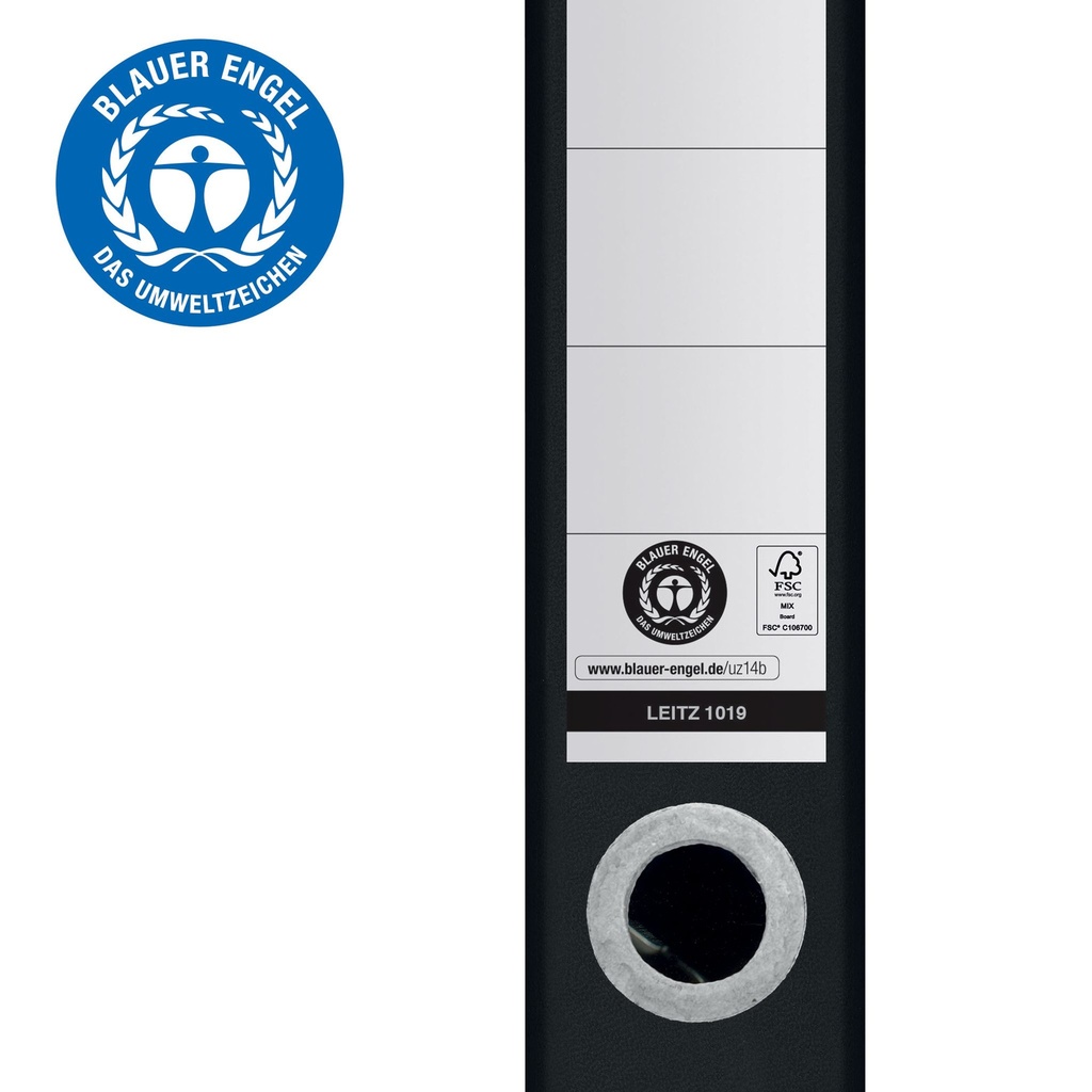 Ordner Leitz Recycle 180° 50mm karton A4 zwart — afbeelding 5
