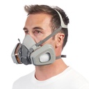 Mondmasker 3M met vervangbare filters 6002KIT-1, A2P2 organische dampen — afbeelding 7