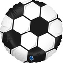 Folieballon voetbal 45cm — afbeelding 2