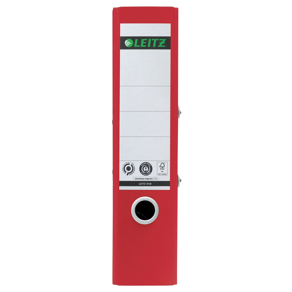 Ordner Leitz Recycle 180° 80mm karton A4 rood — afbeelding 3