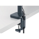 Monitorarm Leitz Ergo ruimtebesparend enkel donkergrijs — afbeelding 4