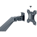 Monitor- en laptoparm Leitz Ergo ruimtebesparend dubbel donkergrijs — afbeelding 3