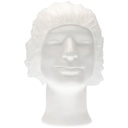 Haarnet CMT bouffant non-woven XL 58cm PP wit 100 stuks — afbeelding 2