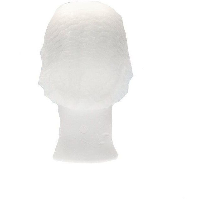 Haarnet CMT bouffant non-woven XL 58cm PP wit 100 stuks — afbeelding 3