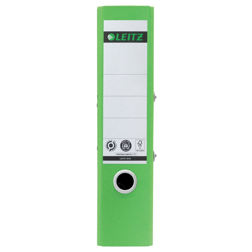 Ordner Leitz Recycle 180° 80mm karton A4 groen — afbeelding 3