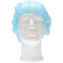 Haarnet CMT bouffant non-woven XL 58cm PP blauw 100 stuks — afbeelding 2